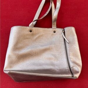 Silver Tote Bag